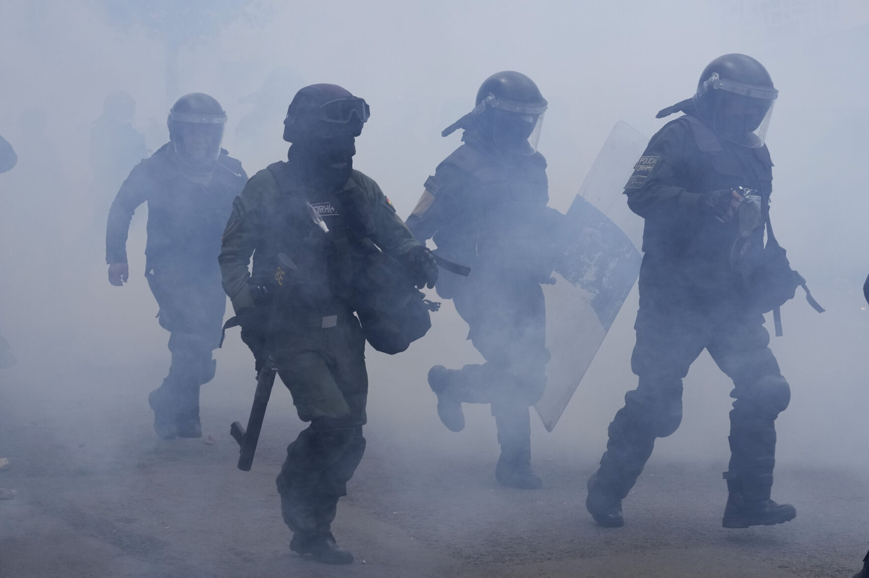 APTOPIX Bolivia Coca Clash